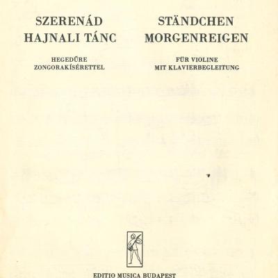 Szerenád - Hajnali tánc