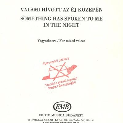 Valami hívott az éj közepén