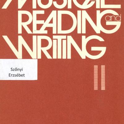 Musical reading and writing II.