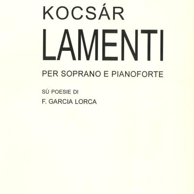 Lamenti (Federico García Lorca)