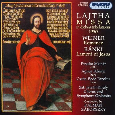 Lajtha László: Mise fríg hangnemben, Weiner Leó: Románc gordonkára, hárfára, vonószenekari kísérettel, Ránki György: Jézus panasza  (karmester)