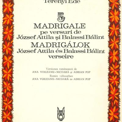 Madrigale = Madrigálok : József Attila és Balassi Bálint verseire