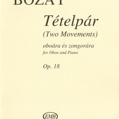 Tételpár : oboára és zongorára : op. 18