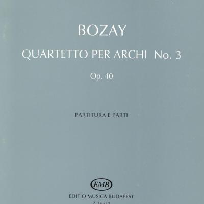Quartetto per archi - No. 3. Op. 40