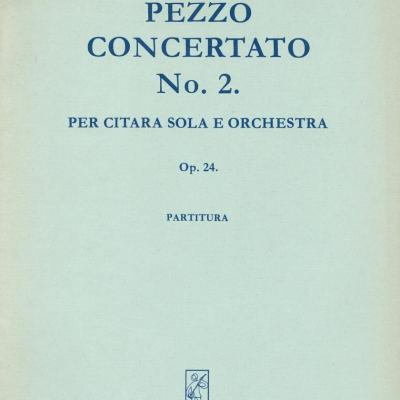 Pezzo concertato Nr. 2 : per citara sola e orchestra : op. 24