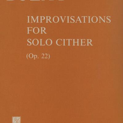Improvisations : for solo cither : op. 22