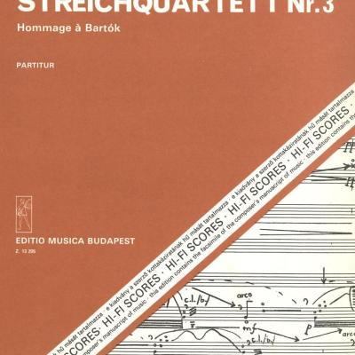 Streichquartett Nr. 3 - Hommage à Bartók