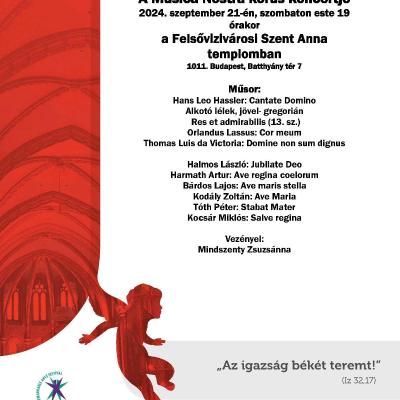A Musica Nostra Kórus koncertje - Tóth Péter: Stabat Mater<br>Budapest