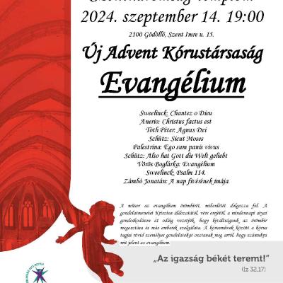 Az Új Advent Kórustársaság koncertje - Tóth Péter: Agnus dei<br>Gödöllő