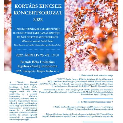 Kortárs kincsek koncertsorozat, 2022 - Tóth Péter: Liber Exitium<br>Budapest
