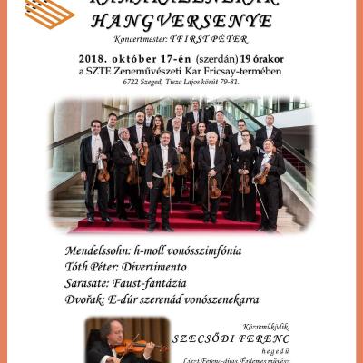 A Liszt Ferenc Kamarazenekar hangversenye - Tóth Péter: Divertimento<br>Szeged
