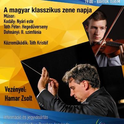 Savaria Szimfonikus Zenekar koncertje - Tóth Péter: Hegedűverseny<br>Szombathely
