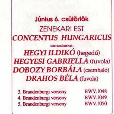 Zenekari est a 2. Budapesti Bach-héten