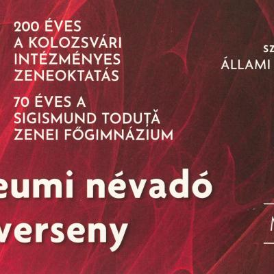 Jubileumi névadó hangverseny - 200 éves a kolozsvári intézményes zeneoktatás és 70 éves a Sigismund Toduta Zenei Főgimnázium