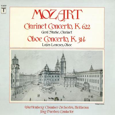 Mozart - Clarinet concerto K. 622, Oboe concerto K. 314