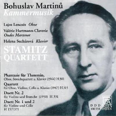Bohuslav Martinu - Kammermusik