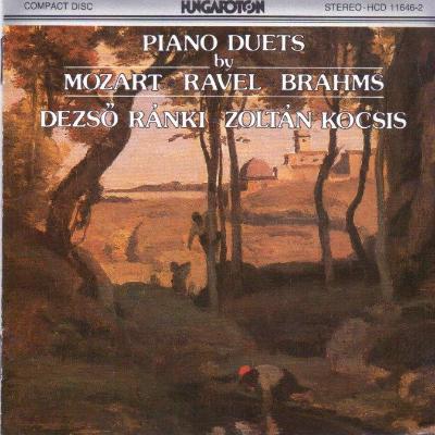 Piano duets by Mozart, Ravel, Brahms