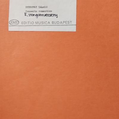 Concerto romantico - II. zongoraverseny