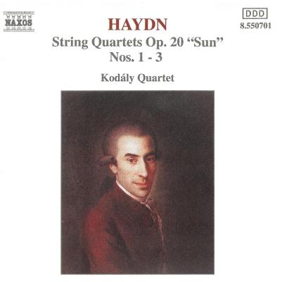 Haydn - String quartets, Op. 20 "Sun" Nos. 1 - 3 