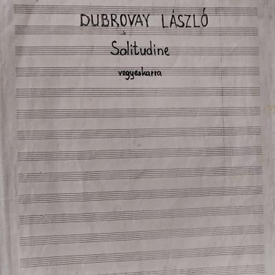 Solitudine (Egyedül)