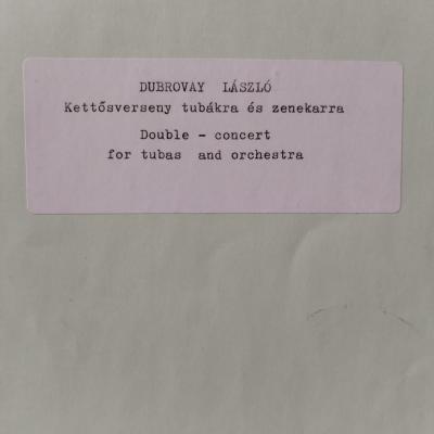Kettősverseny tubákra és zenekarra