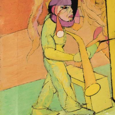 Soutine - műterem lámpafényben