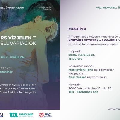 Kortárs Vízjelek – Akvarell Variációk - kiállításmegnyitó