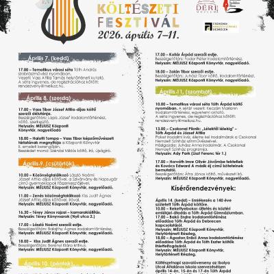 Debreceni Költészeti Fesztivál // Zalán Tibor szerzői estje