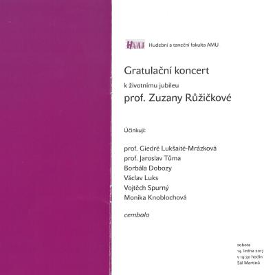 Gratulacní koncert