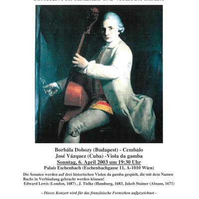 Bach-szonáták Bécsben