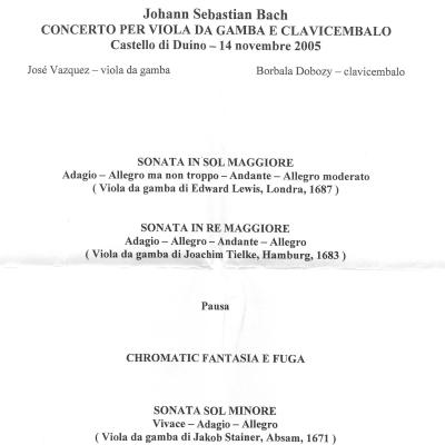 Johann Sebastian Bach szonátái