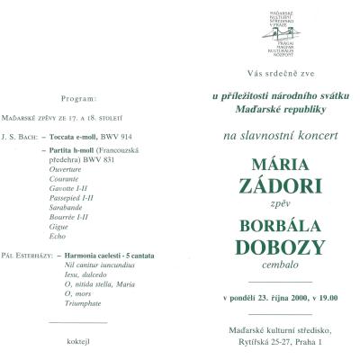 Koncert a Magyar Nemzeti Ünnep alkalmából