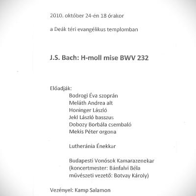 J. S: Bach - h-moll mise BWV 232