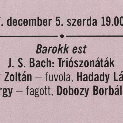Bach triószonátái