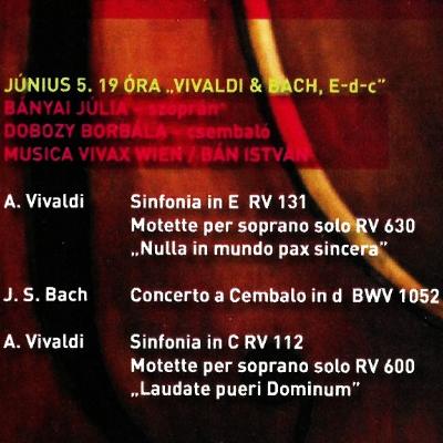 Régizene Fesztivál - Vivaldi és Bach versenyművek