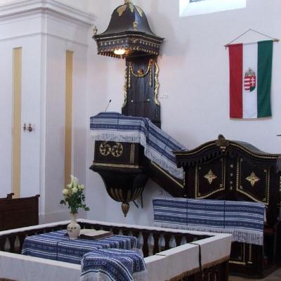 Referencia kézi szőttes, református templomi kollekció, Bogyiszló